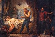 Wojciech Gerson The Assassination of Przemysl II in Rogozno. oil painting